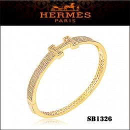 Hermes Clic H Bracelet Gold With Diamonds